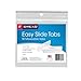 Smead Easy Slide Tab, 1/3-Cut, Clear, 18 Per Pack (64626), Pack of 1