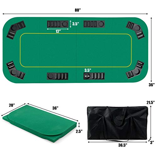 Giantex-8-Player-Poker-Mat-Portable-Rubber-Non-Slip-Poker-Table-Top-wCarrying-Bag-for-Poker-Games-Blackjack-Casino
