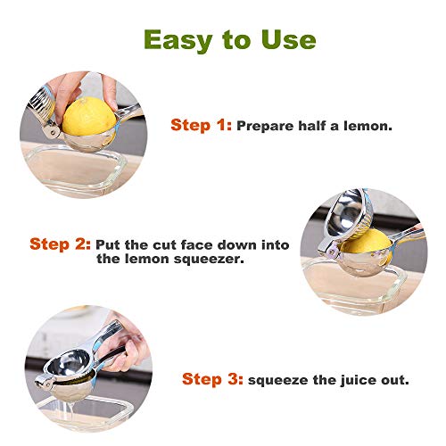 Lemon Squeezer Stainless Steel Solid Manual Lemon Press Manual Citrus