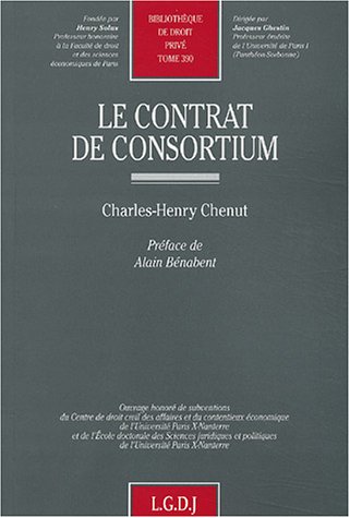 Le  contrat de consortium