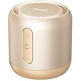 Anker SoundCore mini, Super-Portable Bluetooth Speaker with 15-Hour Playtime, 66-Foot Bluetooth Range, Enhanced Bass, Noise-Cancelling Microphone - Gold
