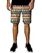 INTO THE AM Desert Tribal Athletic Shorts, Men's Board Shorts for Basketball, Swim, Gym, & Workout