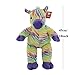 WEWILL Creative Night Light LED Colorful Rainbow Zebra Lifelike Stuffed Animal Toy Birthday Day Gift for kids, 18-Inch