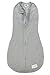 Woombie Air Nursery Swaddling Blanket - For Babies Up to 3 Months - Vented (Twilight/Heathered Gray, 5-13 lbs)