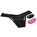 OhMiBod Club Vibe 2.0H Wearable Panty Vibrator, Couple Sex Toys, Wireless Remote Control Virator with 2 Play Modes, Adult Toys for Home, Club, and Party, Sexy Toys - Pink/Black