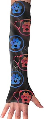Veterinary Medicine PAW Anti-UV Cuff Sunscreen Glove Outdoor Driving Half Refers Model Arm Sleeve For Riding Bicycles Fishing Running Climbing Unisex