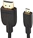 Amazon Basics High-Speed Micro-HDMI to HDMI TV Adapter Cable (Supports Ethernet, 3D, and Audio Return) - 3 Feet (2-Pack)