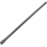 Phyxlyn 24-Inch SDS Max Flat Chisel, 1 Inch Alloy Steel, Ideal for Concrete Demolition, Tile Removal