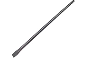 Phyxlyn 24-Inch SDS Max Flat Chisel, 1 Inch Alloy Steel, Ideal for Concrete Demolition, Tile Removal