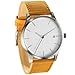 Dressin Men's Analog Quartz Watches,Classic Popular Low-Key Minimalist connotation Leather Watch,Sport and Business With Simple Design Wrist Watch
