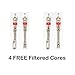 4-5oz Checkered Flag Tire Balance Beads, Zr Compound Tire Balancing Beads with Free Valve Stem cores & Valve Stem Caps, 1 Gold core Tool