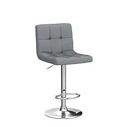 Yaheetech Bar Stools Set of 2, Adjustable Velvet