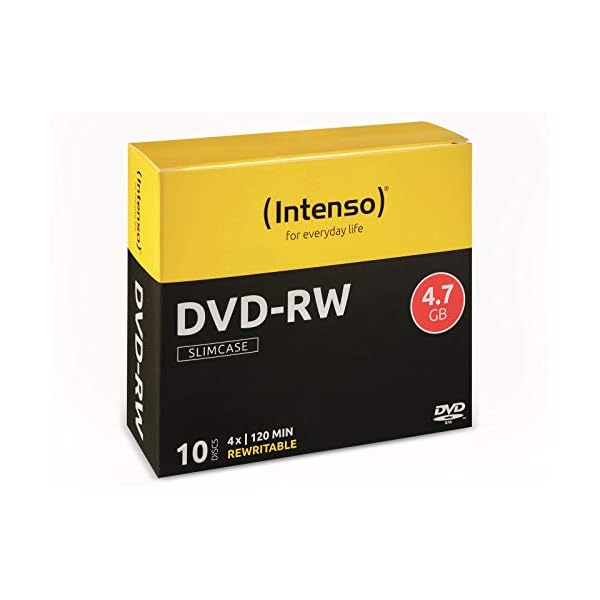 Intenso DVD-RW Slim Case 4,7GB 4X (10er Pack)