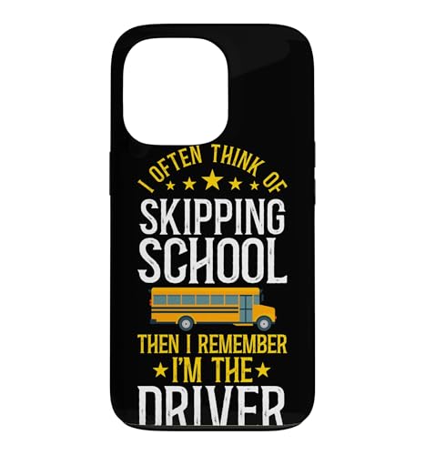 School Bus Driver Case for iPhone 13 Pro