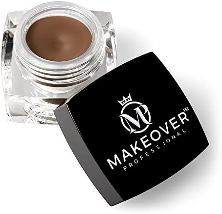 Eyebrow Pomade, by Makeover Professional - Premium Makeup to Create Your Desired Look - 0.14 Ounce (4.0g) (Soft Brown)