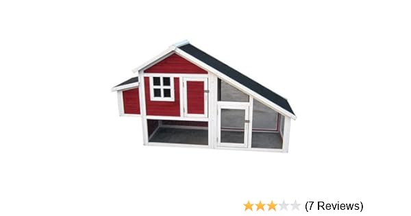Merry Pet Ph0030010402 Habitat Coop For Chickens Red Stain