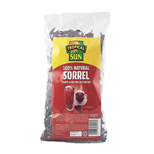 Tropical Sun 100% Natural Dry Sorrel Dried Hibiscus Flowers (100g)