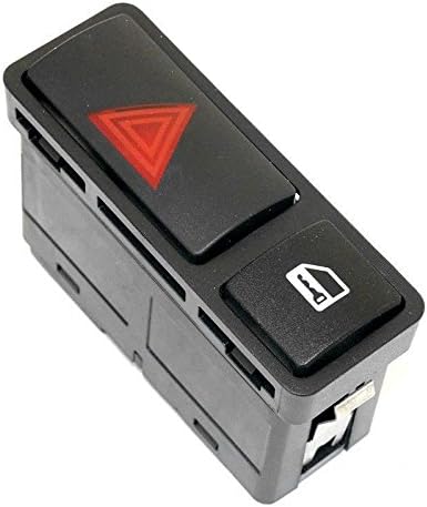 Aupro Hazard Warning Light Emergency Flasher Switch Door Central Lock Switch for BMW E46 E53 E85 325 X 5 1999 2000 2001 2002 2003 2004 2005 2006 2007 2008