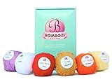 Bath Bombs Gift Set - Bombozi |Lush Essential Oils Bubble Bath Bomb With Shea Butter - Skin Moisturizer |Birthday Gifts For Women, Men, Kids, Wife, Mom| 6 x 2.5 oz