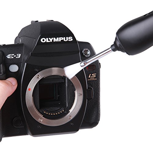 image for Movo MV-B100 Sensor Cleaning Brush with 4 LED Lights and Motorized Sta