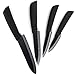 5 PCS Ceramic Knife Set Kitchen Knife Cutlery Set with Acrylic Block Chef Knife Slicing Knife Fruit Slicer Fruit Parer Peeler Set
