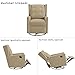 Baby Relax Mikayla Swivel Gliding Recliner, Beige