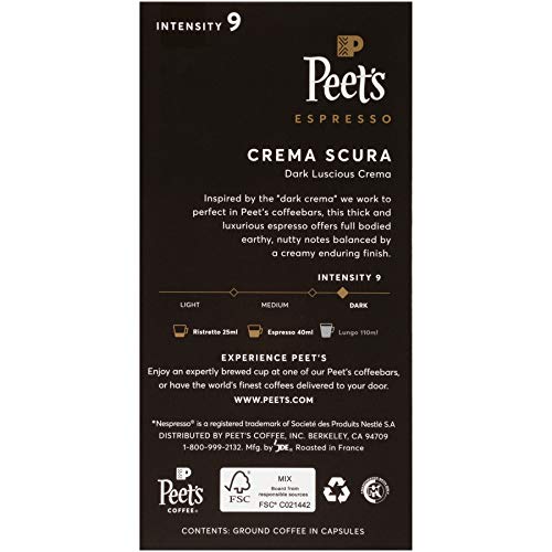 Peet's Coffee Espresso Capsules Crema Scura - Image 2