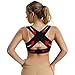 Compression Bra Support Body Shaper for Women Adjustable Posture Corrector X Strap Vest(Black, S)