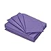 SORMAG Microfiber Queen 3-Piece Duvet Cover Set with 2 Pillow Shams, (Light purple/gray)