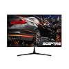 Sceptre E255B-1658A 25″ 165Hz 144Hz 1ms AMD FreeSync gaming LED Monitor 2x HDMI 2.0 1x DisplayPort RTS FPS Build-in Speakers, Machine Black, Metallic Black