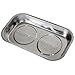 Stalwart 75-HT5001 Stainless Steel Rectangular Magnetic Parts Tray, 9 x 5