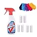 31 PCS Multi Functional Effervescent Spray Cleaner Set With 1 Spray Bottle All Purpose Home Cleaning Effervescent Spray Cleaner Perfect for Home Office Car Wood Cloth