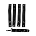 Ewart Tactical 4 Pack Belt Keepers + 1 Keeper With Metal Key Clip For 2-2.25
