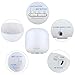 Excelvan 300ml Essential Oil Aroma Diffuser Ultrasonic Humidifier Air Mist Aromatherapy Purifier (White)