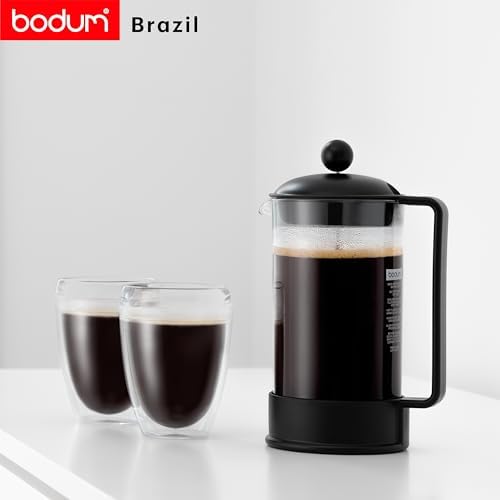 1543-01SA-10 Brazil Kaffeebereiter 3 Tassen, 0,35 l, Schwarz