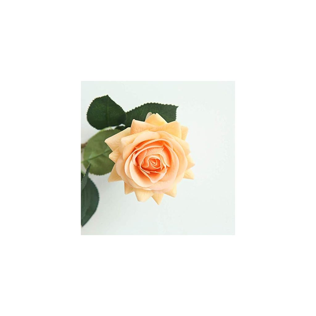 Marjon Flowersartificial Flower Artificial Flowers Fake Single Roses Floral Decor Bonsai For Office Home Desks Tables Garden Wedding Bouquets Outdoor Party Silk Flower Arrangements