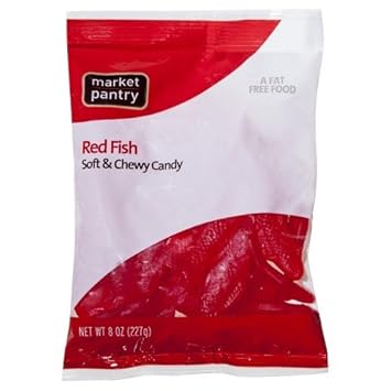 Amazon Com Market Pantry Soft Red Fish Chews 8 Oz Grocery