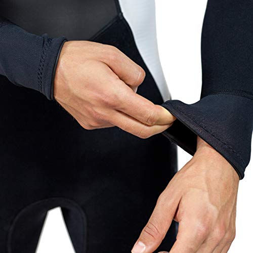 Wetsuits for Men by Aqua Polo Fullbody 3/2 Neoprene Wetsuit with