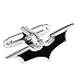 TAILUN Men's Wedding Cufflinks Batman Super Hero Cufflinks
