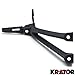 Krator (Rear) Foot Rests Assembly Kit Compatible with Suzuki GSX-R 600/750 2006-2007 Frame Fitting Step Frame Fitting Stay Footrests Step Bracket Assembly