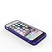[Apple MFi Certified] iPhone 6 Battery Case Elivebuy® 3100mah Extended Battery Case for iPhone 6 (4.7 inch),Micro USB Input (Black - Purple & Black Bumpers)