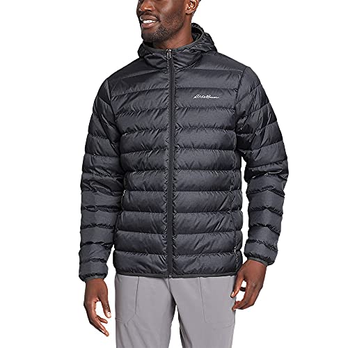Eddie Bauer Men's CirrusLite Down Hooded Jacket, Dark Smoke, Medium