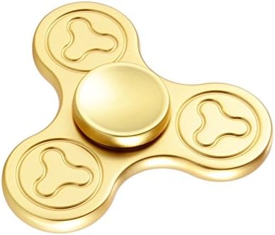 LiDiVi Zinc Alloy Spinner Fidget Toy, Anti-Anxiety Fidget 360 Hand Spinner Toy for Relieving ADD, ADHD, Anxiety (Rose Gold)