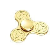 LiDiVi Zinc Alloy Spinner Fidget Toy, Anti-Anxiety Fidget 360 Hand Spinner Toy for Relieving ADD, ADHD, Anxiety (Rose Gold)