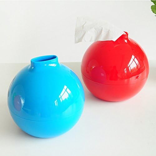 Pichidr トイレットペーパーケース ティッシュケース 丸型 営業 インテリア ブルー おしゃれ