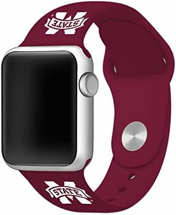 Mississippi State Bulldogs 38mm Maroon Sport Band fits Apple Watch - BAND ONLY