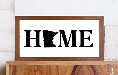 image for Minnesota State Home Stencil for Painting Wood Signs, Reusable & Sturd