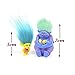 6Pcs/Set 4-7cm Dreamworks Figure, Collectible Dolls, Poppy, Branch, Guy Diamond, Biggie, Smidge, Fuzzbert, PVC Trolls Action Figures Doll Toy Trolls By Ambassador.
