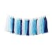 Fonder Mols 25pcs Navy Blue White Tissue Paper Tassel Garland Tassel Banner for Nautical Baby Boy Shower,Boy Gender Reveal, First Nautical,Shark Birthday Party, Photobooth Backdrop Decorations A05