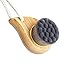 Rosette Bamboo Charcoal Fiber Face Brushes Soft Facial Cleanser Facial Skin Care Tool pore cleaner Exfoliate Brush Bamboo Handle (gray)